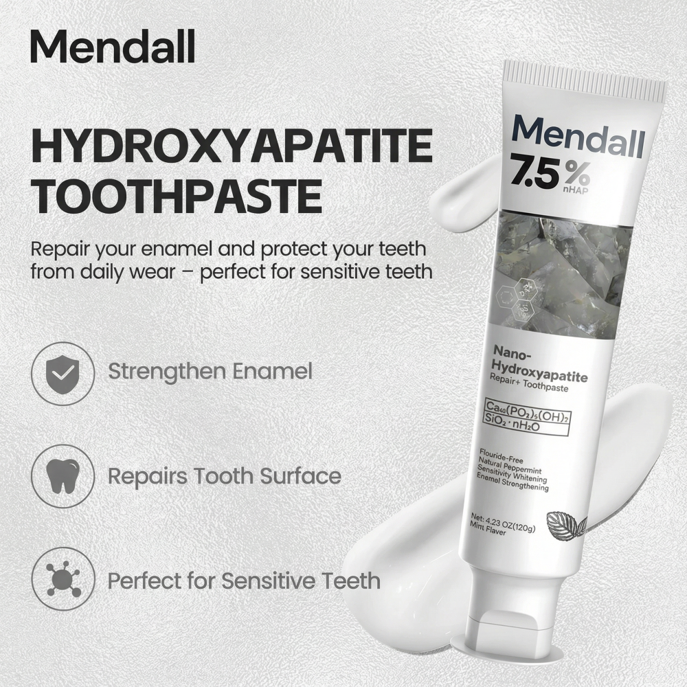 Mendall™ Nano Hydroxyapatite Repair & Protect Toothpaste - With Whitening